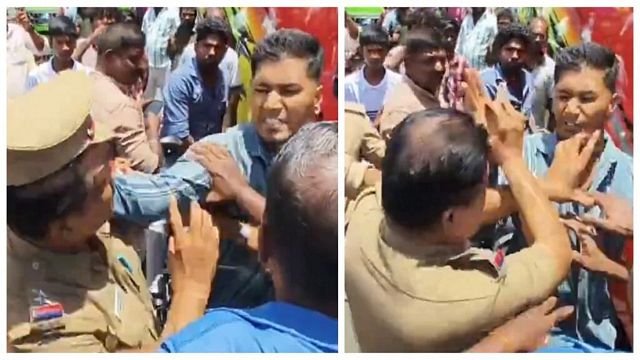 தஞ்சை போலீஸ் விளக்கம்: இளைஞர் மீது தேவையின்றி தாக்குதல் இல்லை!